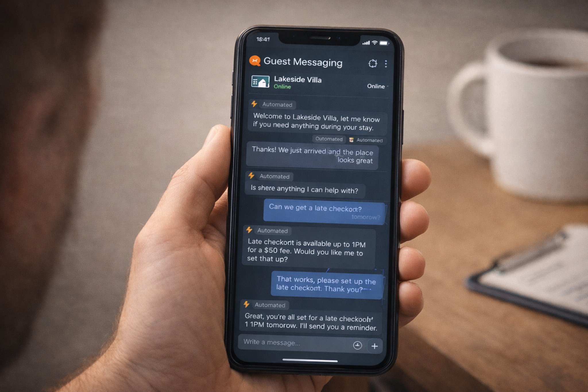 Operational workflow visual